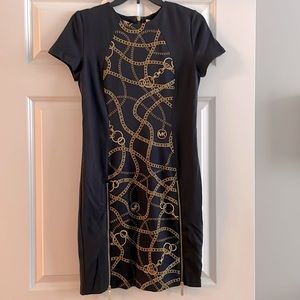 Michael Kors Navy Fitted Dress